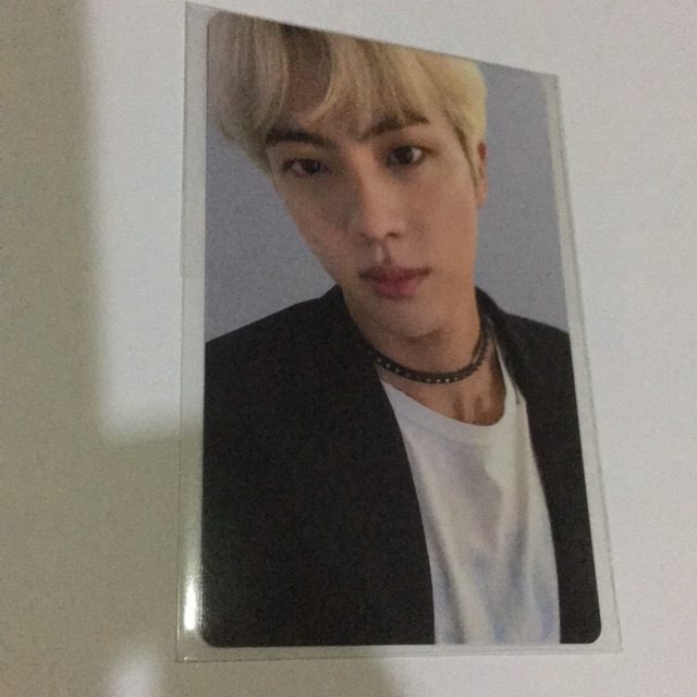 Official BTS Seokjin Jin Fake Love Japan Photocard