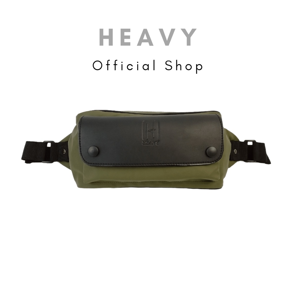 [HEAVY.BAG] WAISTBAG HEAVY WATERPROOF . TAS PINGGANG PRIA