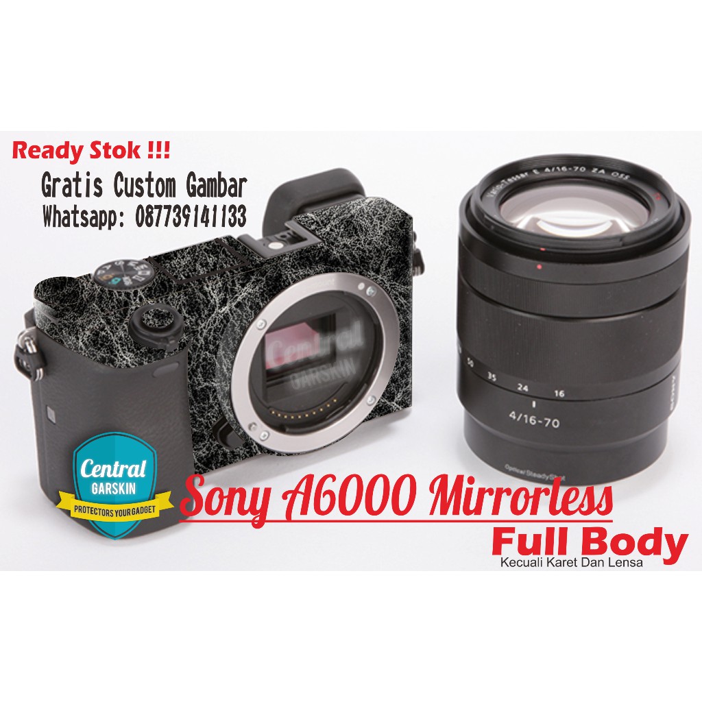 Garskin Kamera Sony A6000 - keren