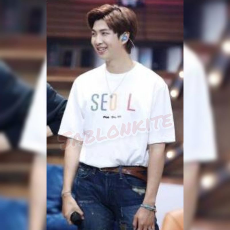 murah!!! Kaos RM seoul KPOP unisex combed 30s