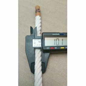 tali tambang kuralon/tali katun keras 10mm permeter