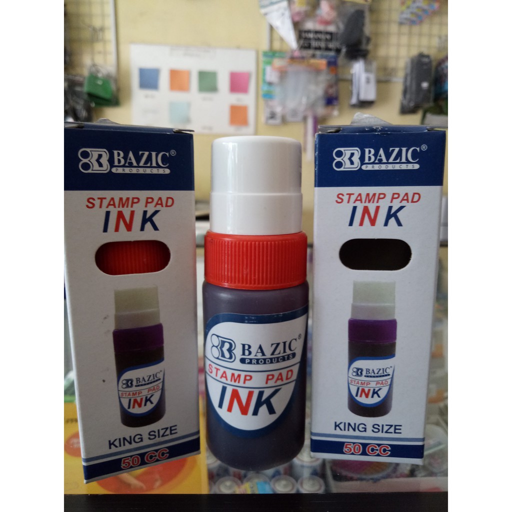 

BAZIC Stamp Pad Ink 50 cc/Tinta Stempel