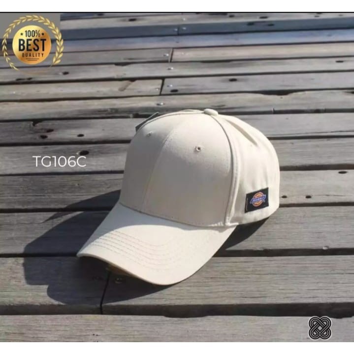 Topi baseball twill distro Dickies Gaya terbaru Buat Pria/Wanita Bayar Ditempat