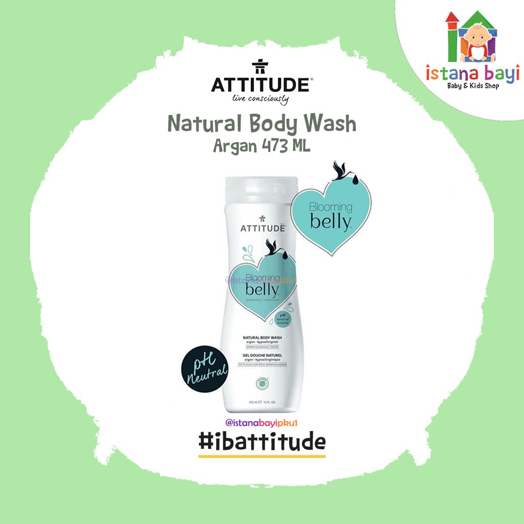 Attitude Blooming Belly - Natural Body Wash