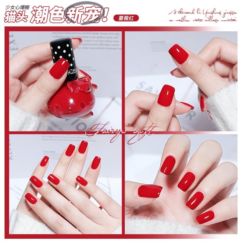 Kutek Kuku Fairy's Gift Cat Kuku Nail Polish Kutek Cair MALL SHOPPING