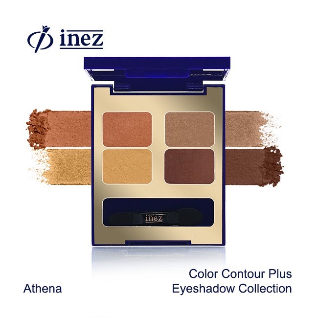 [ka] Inez color contour eyeshadow -- inez eyeshadow pallete 4 warna