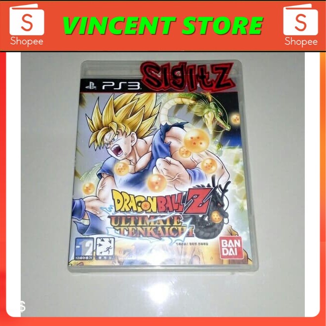 PRODUK ORIGINAL bd ps3 kaset dragon ball Z ultimate tenkaichi