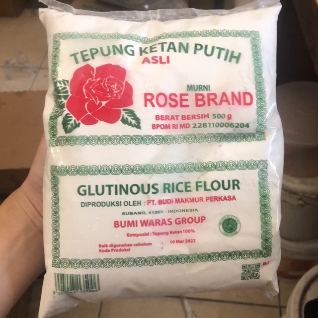 

Tepung Ketan Putih Rose Brand