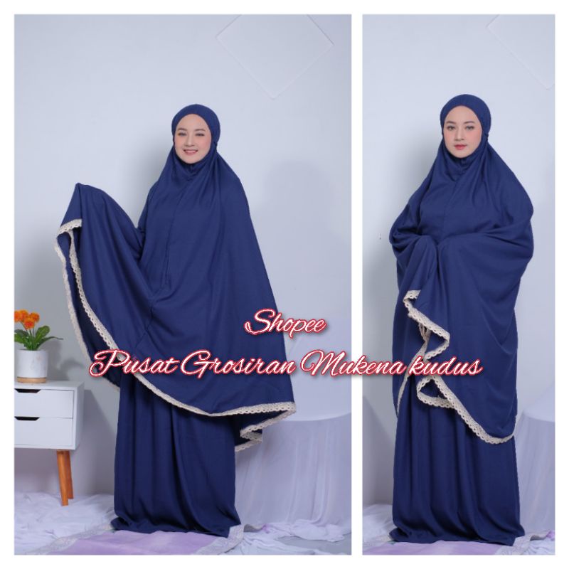 Mukena Renda Potongan Katun Import Adem berkualitas Mukena Halus Mukena Potongan Cantik UNIK