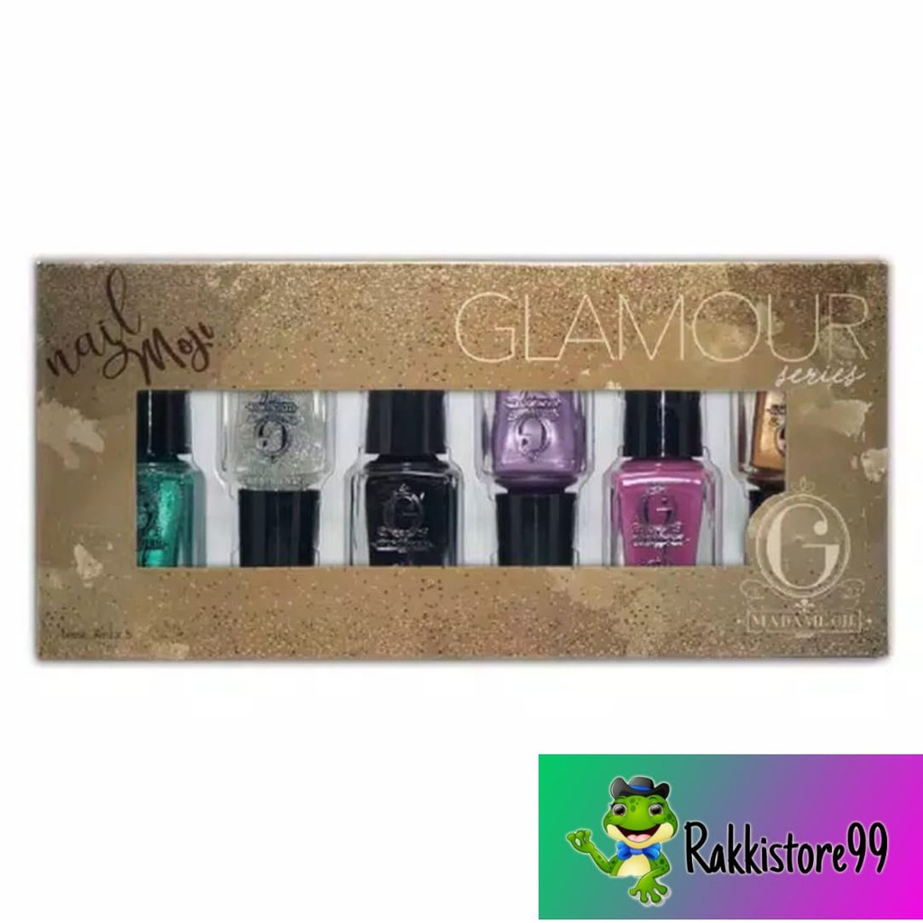 ❣️Rakkistore99❣️Madame Gie Nail Moji Glamour Series 7ml (satuan/1set series) (100% Original)