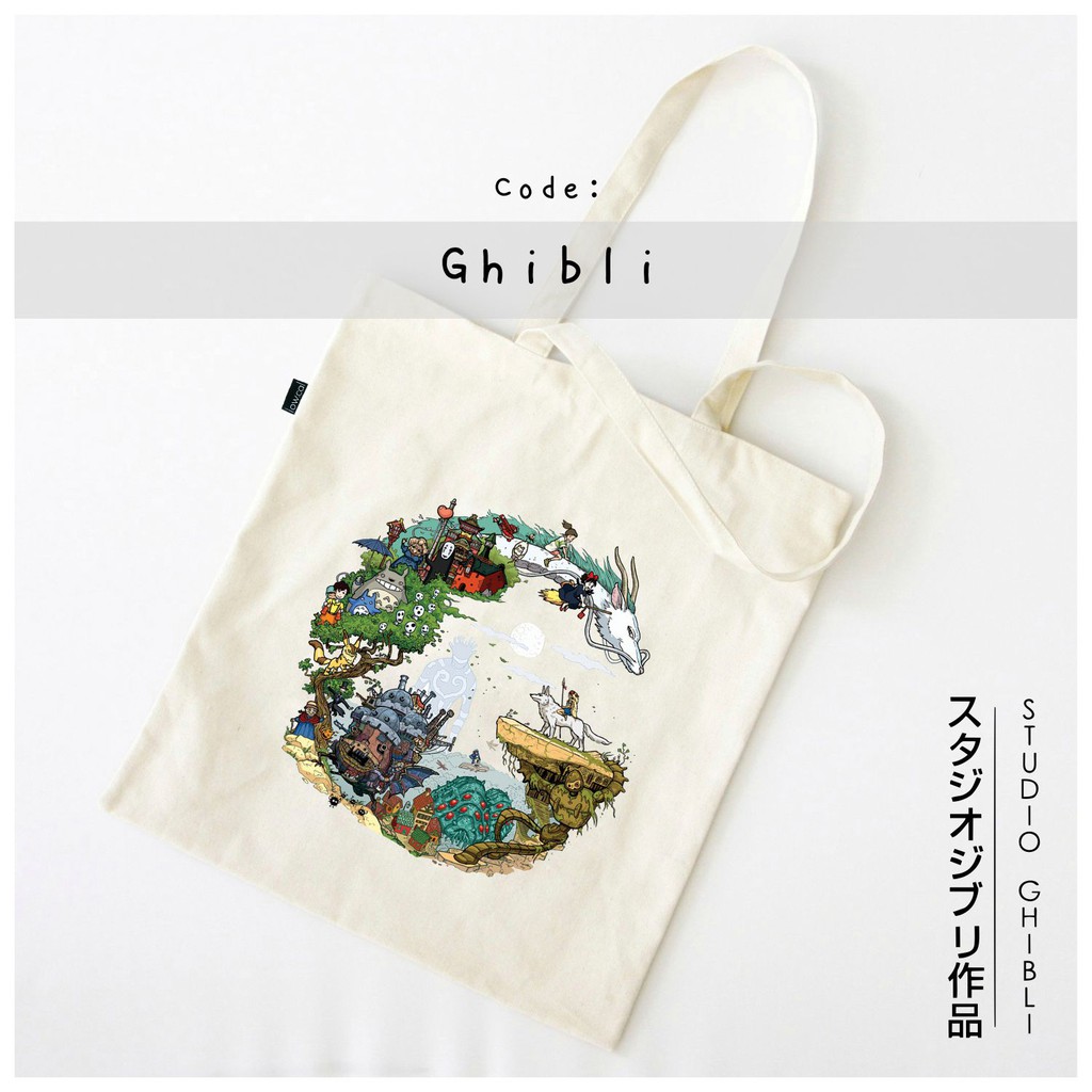 Totebag / Stringbag ANIME TOTORO JEPANG vintage | totoro | ghibli |wibu elit #TOSG