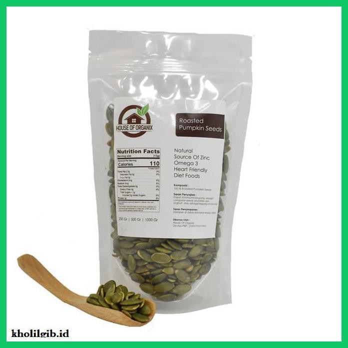 

Makanan-Kering- Roasted Pumpkin Seeds ( Biji Labu Panggang ) - 500 Gr -Aneka.