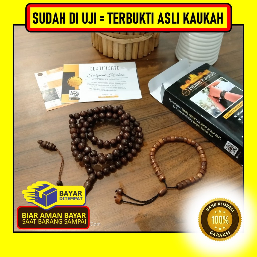 ORIGINAL, TASBIH KAUKAH BUTIR KECIL, TASBIH KAUKAH FUQOHA Istana Kaukah Asli