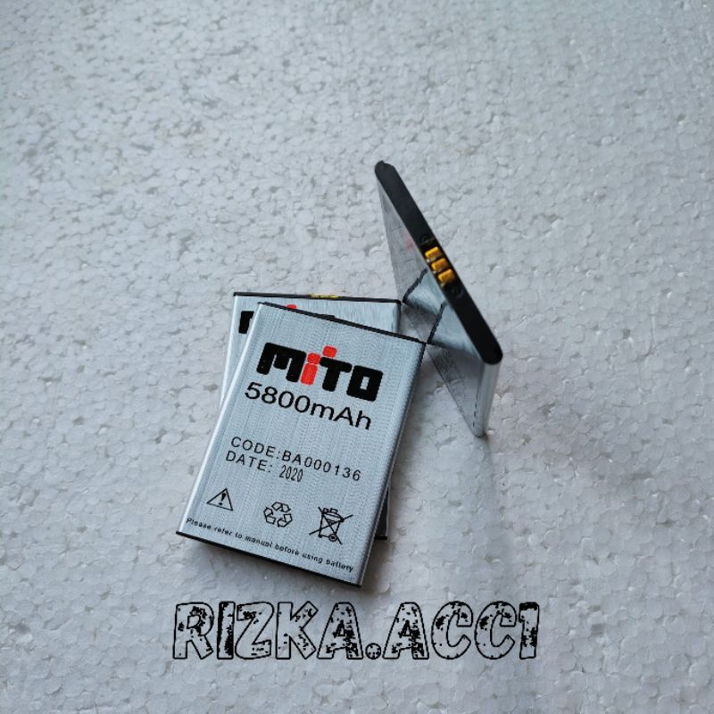 Baterai Batre Mito A16 Full View BA-000136 - Mito A16 BA00136 BA136 Battery Batrai Hp