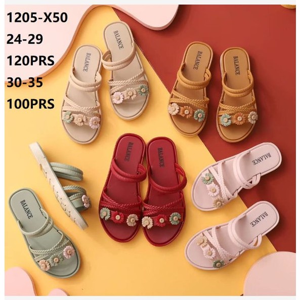 MRL-BLC 1205-X50 SANDAL  ANAK SIZE 30-35  PEREMPUAN CANTIK KARET JELLY MEDAN HIGH QUALITY IMPORT
