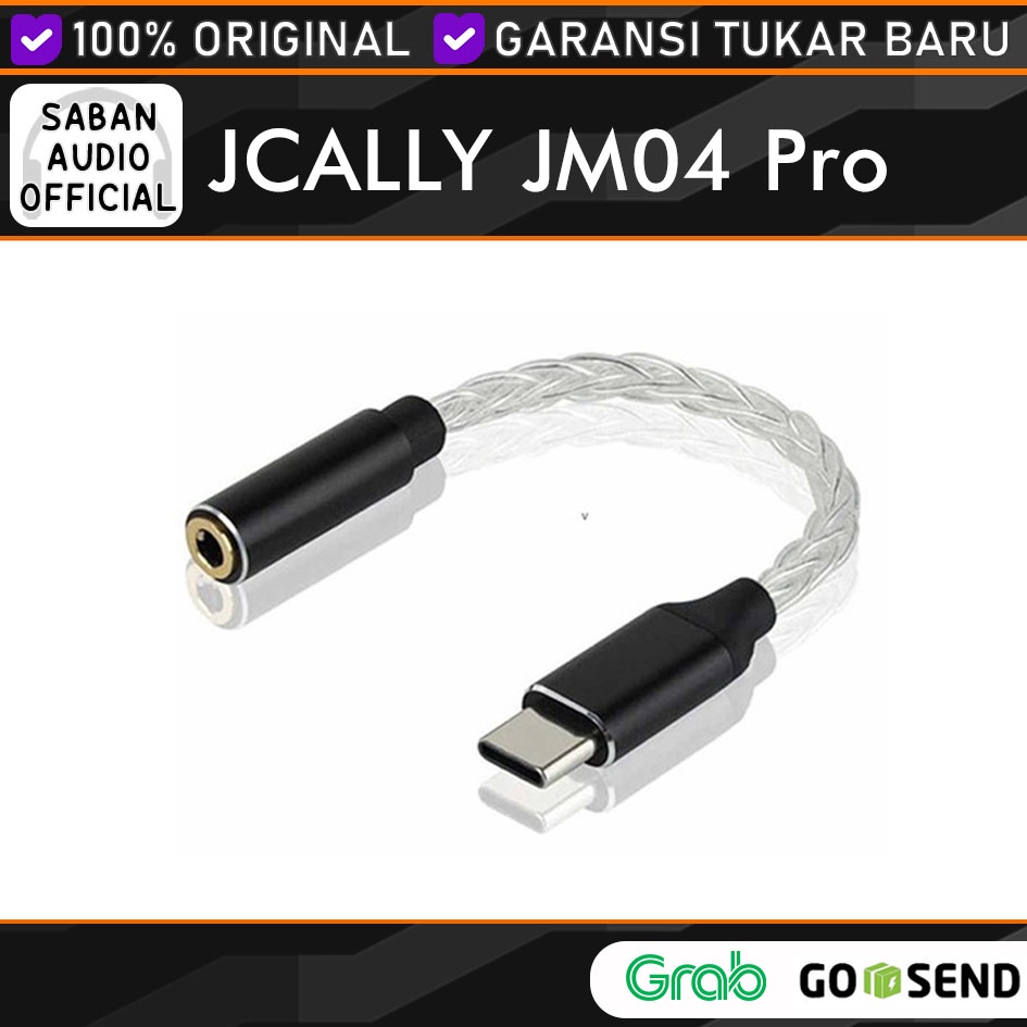 JCALLY JM04 Pro DAC USB Type C to 3,5mm Jack Audio