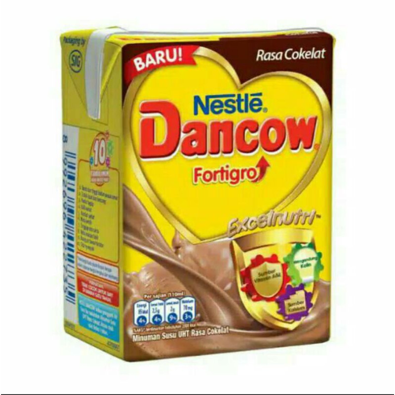 

Dancow uht 115 ml chocolate strawberry 3 karton