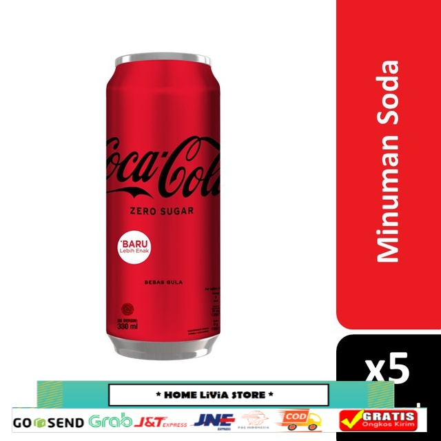 

Coca-Cola Zero Sleek Can 330 mL x5
