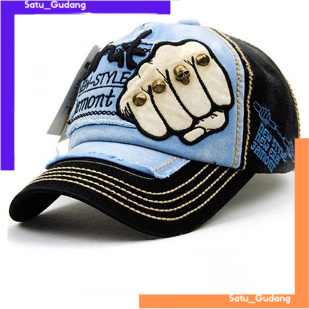 Topi Baseball Denim / Topi Trucker Original / Topi Bisbol / Topi Bassball  - G9910