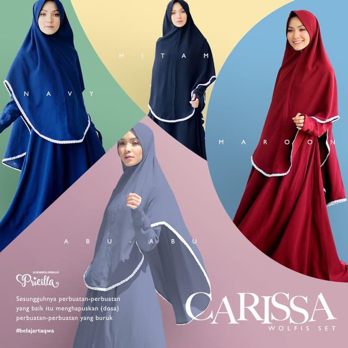 Gamis Set Syari Pricilla Carissa Maxi Dress Syari Jilbab hijap / gaun muslim / fashion muslim
