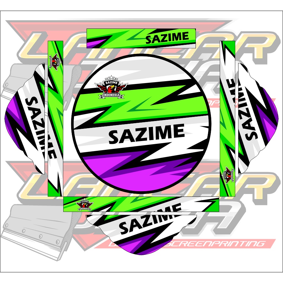 Stiker Sangkar Lovebird SAZIME