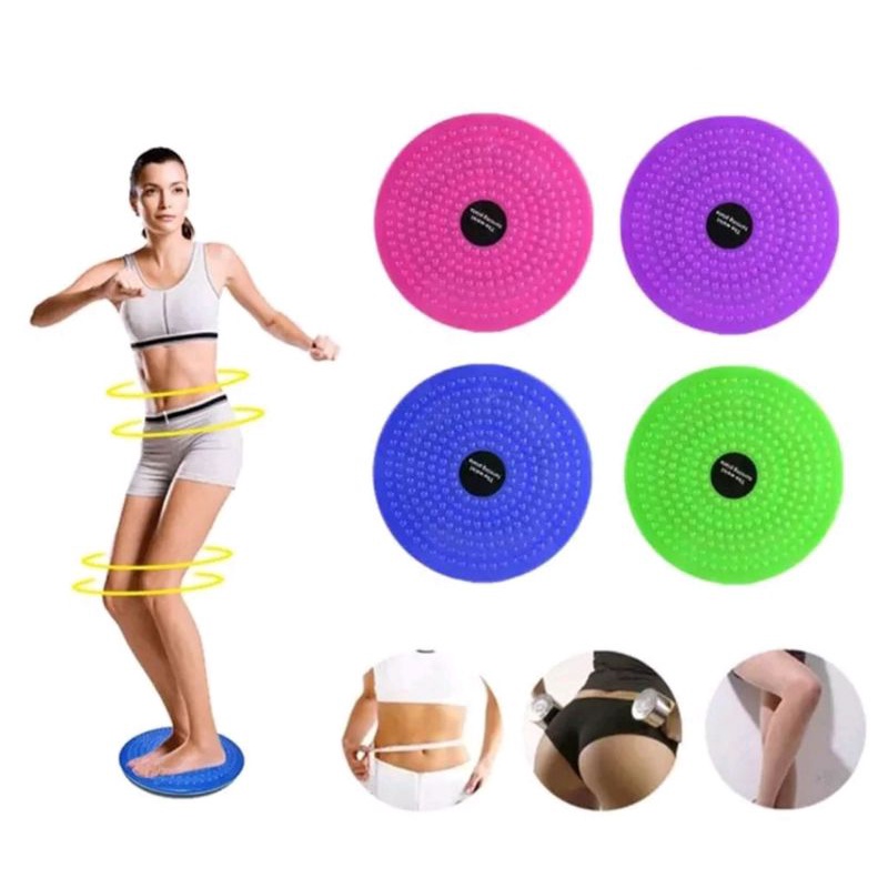 Jogging Trimmer [Random] /  Trimmer Jogging Body Plate Waist Twisting / Alat Olahraga Pelangsing Badan Perut / Alat Fitness Di Rumah / Jogging Plate Trimmer Disc / Alat Pengurus Badan / Alat Olahraga Wanita