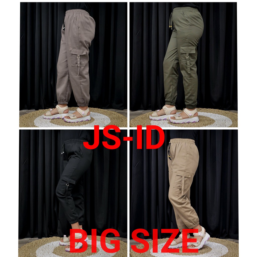 BAGGY JOGGER INNA PANTS // CELANA JOGGER CARGO FULL KOLOR