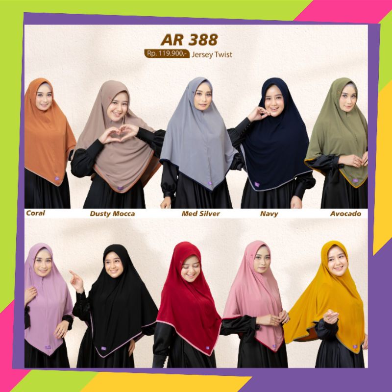 Hijab Arrafi / bergo/jilbab baby/plisket/jilbabViral / Bisa COD /