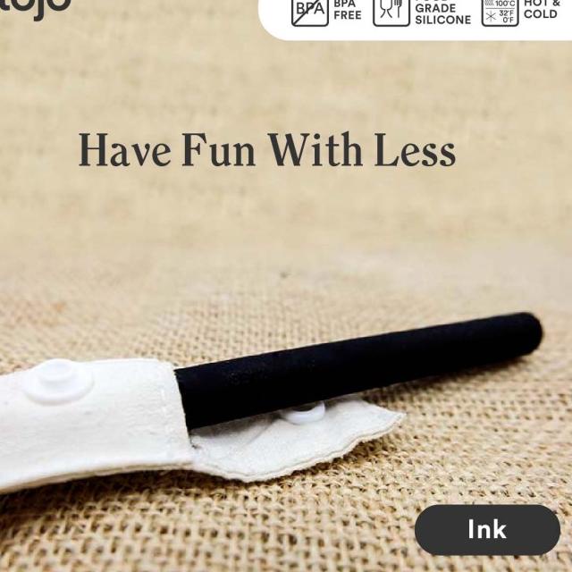 ☚ Silicone straw stojo/Sedotan stojo/sedotan lipat - Mint ☛