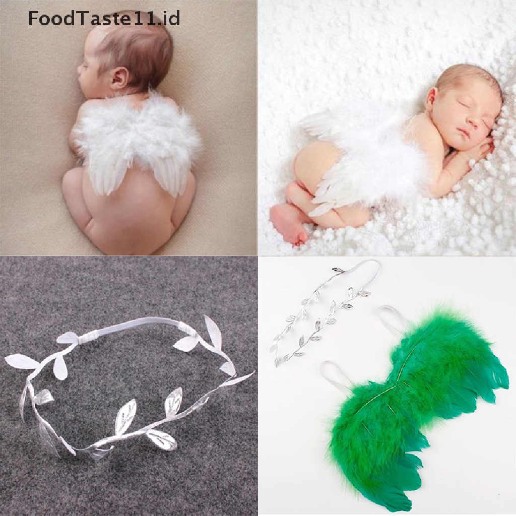 Foodtaste Set Sayap Malaikat Bandana Untuk Properti Foto Foodtaste Set Sayap Malaikat Bandana Untuk Properti Foto