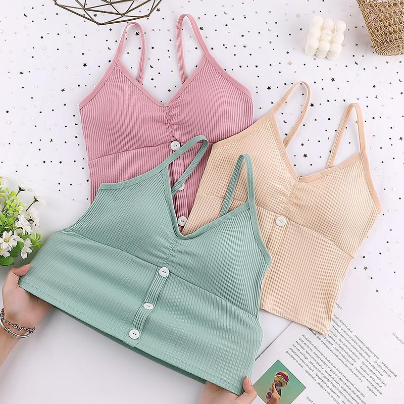 Victoria Bra Tanktop fashion wanita tanpa kawat bh pakaian dalam wanita 1027