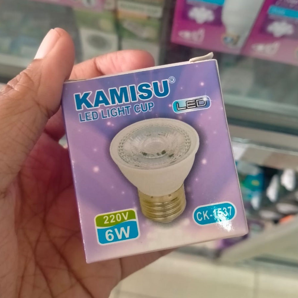 LAMPU LED SPOT MODEL MR 16 6W E27 KAMISU CK1537