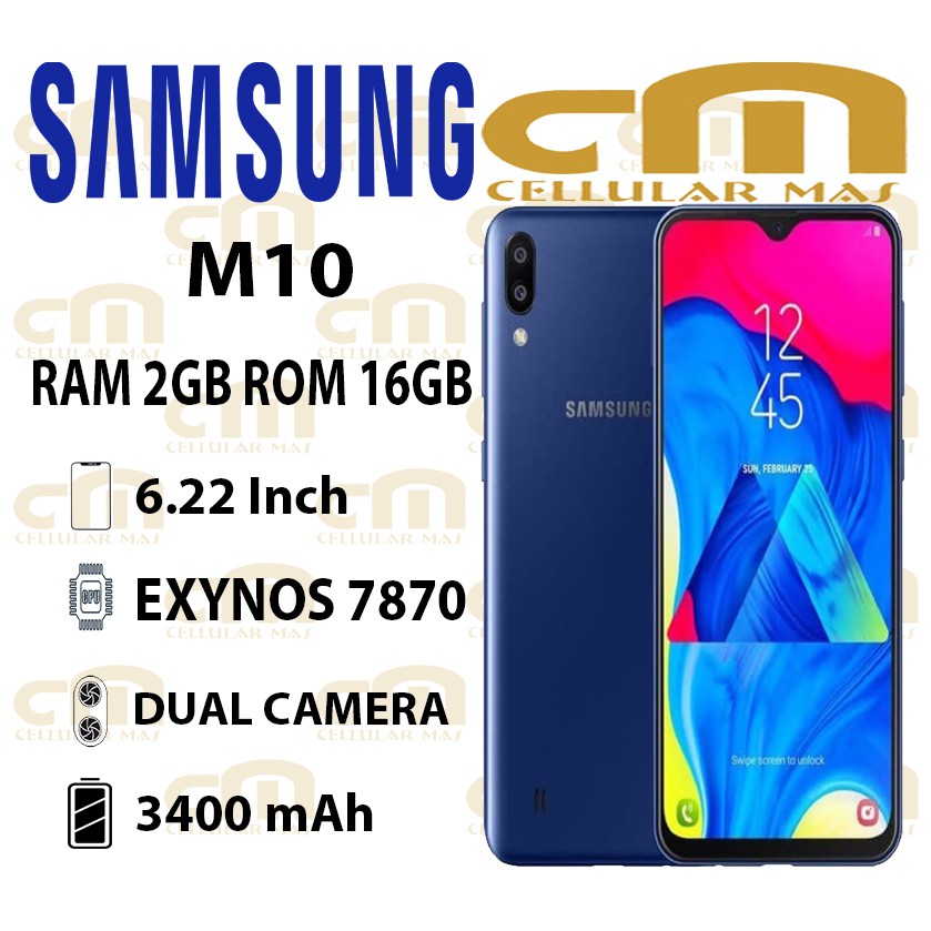 Samsung Galaxy M10 2/16 RAM 2GB ROM 16GB GARANSI RESMI