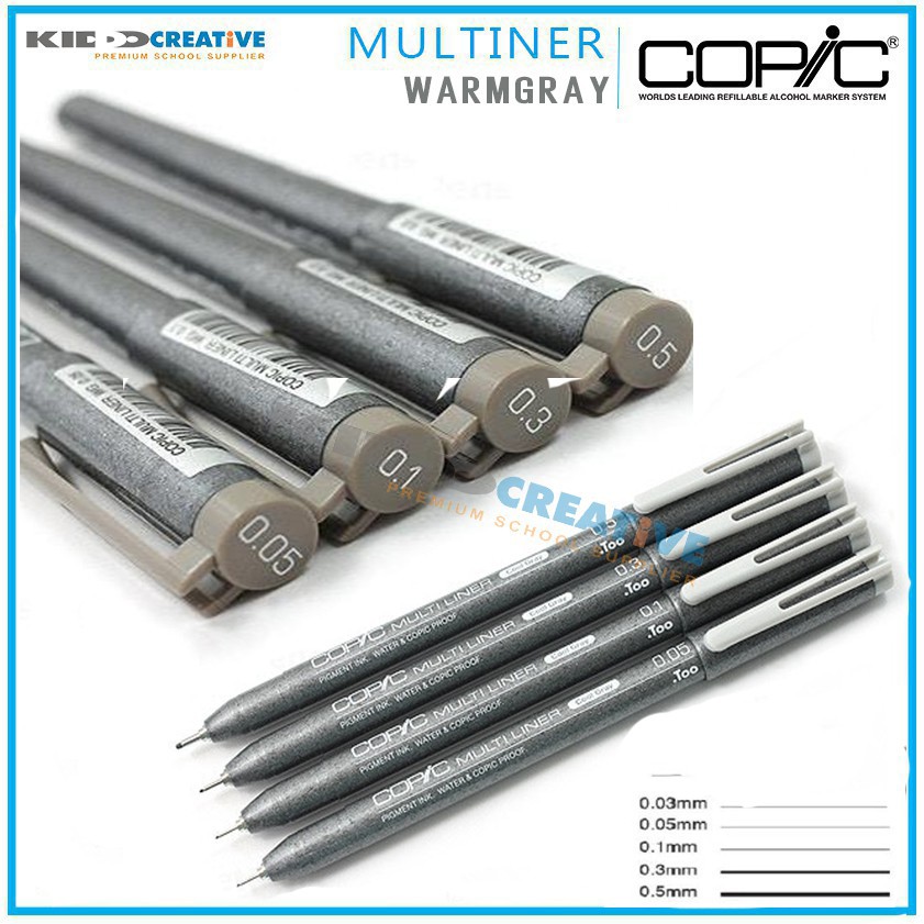 

COPIC INDIVIDUAL MULTILINER WARM GRAY