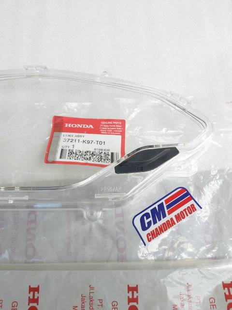 lensa mika kaca spidometer speedometer new pcx 150 lokal 2018 asli HONDA 37211-K97-T01