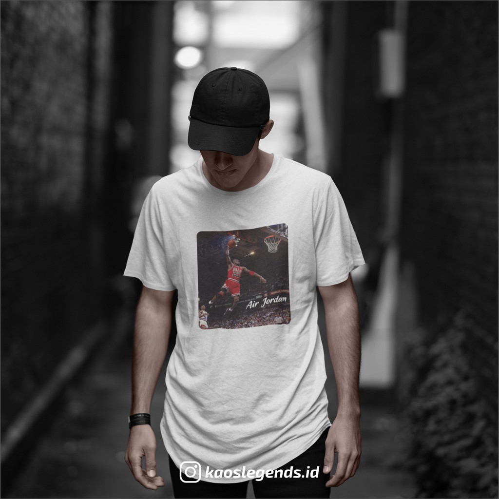 Kaos Legend Jordan air Putih