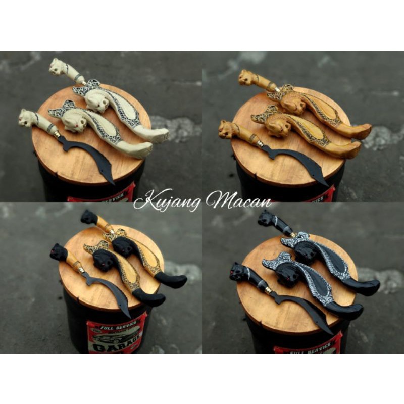 Kujang Macan Resin ( hiasan rumah )