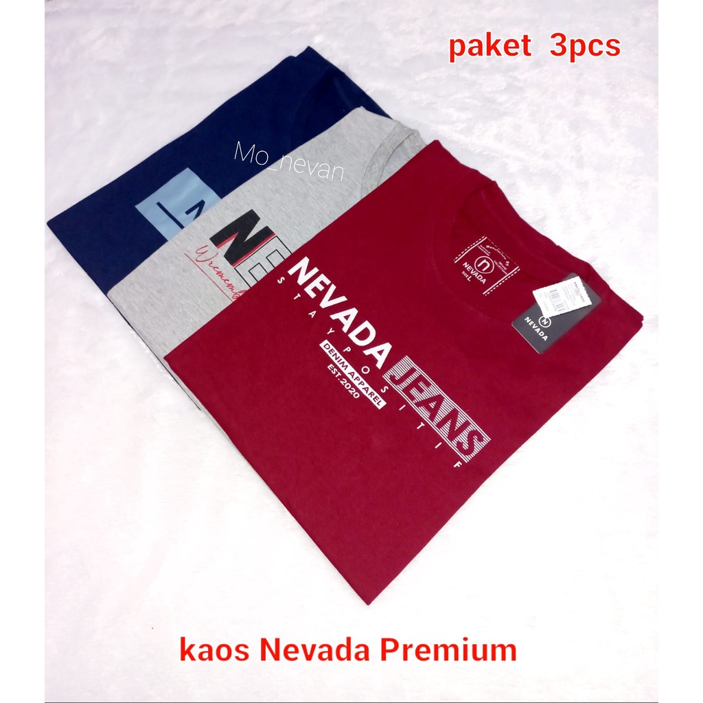 kaos nevadaa 100 3pcs official branded pria wanita | baju kaos atasan wanita terbaru 2021 | baju kaos pria 100 dapat 3 | baju kaos couple pasangan terbaru 2021 | kaos pria wanita distro dewasa couple murah terbaru 2021 |Mo nevan_Clothing