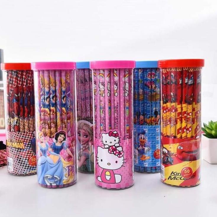 

ㄵ (ECER 10 PCS) pencil 2B kayu fancy campur/pensil karakter/pensil kayu murah/pensil fancy/pencil (10 PCS) ㄹ
