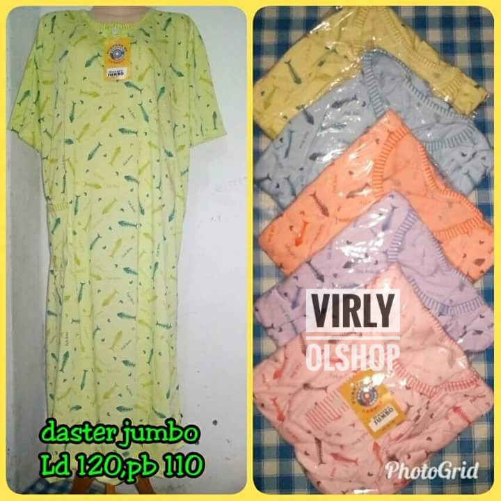 Daster Wanita Jumbo - Daster Jumbo - Daster Murah - Daster Kain Adem