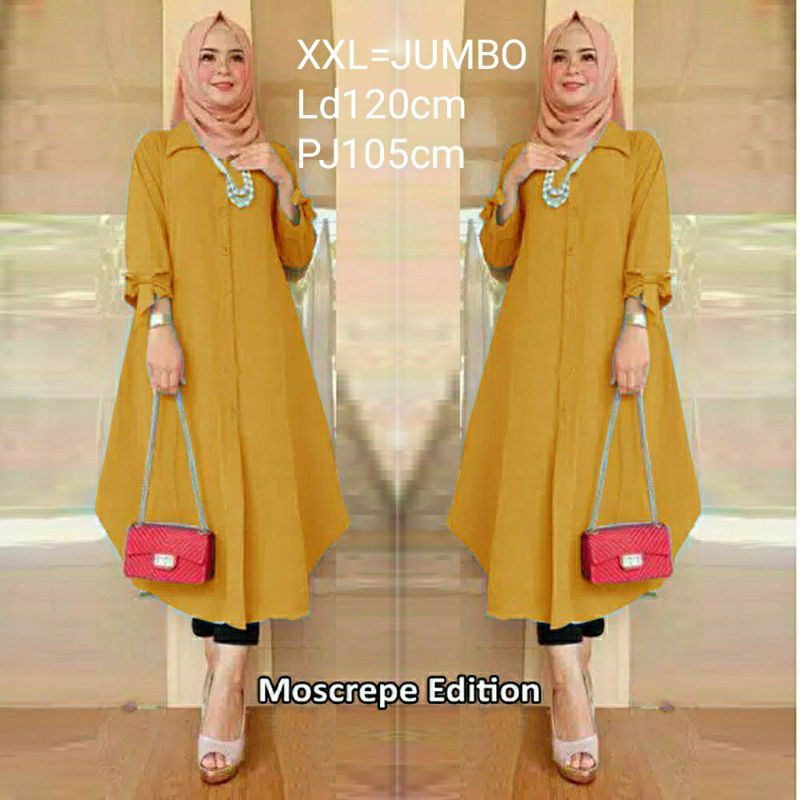 TUNIK WANITA JUMBO / LD:120/PJ:105 / DUFFY TUNIK JUMBO TERLARIS&amp;TERMURAH BISA COD!!!