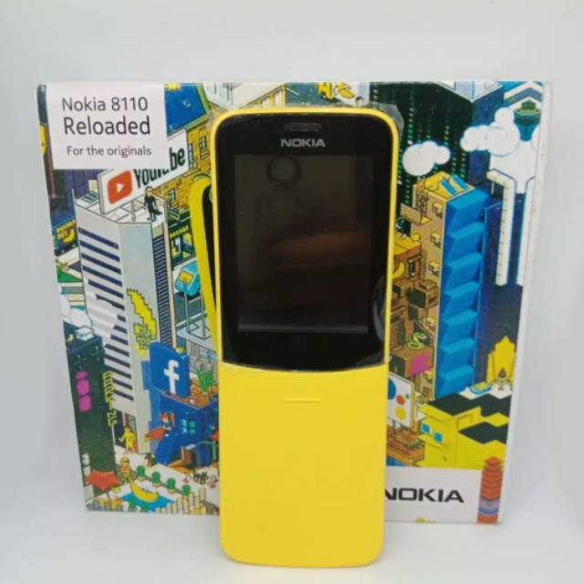 Hp Nokia 8110 pisang original Dual SIM