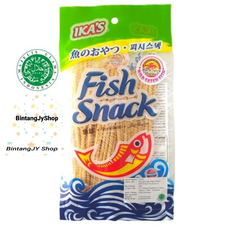 

ika's fish snack halal 50gr / makanan cemilan instant ada 3 varian rasa