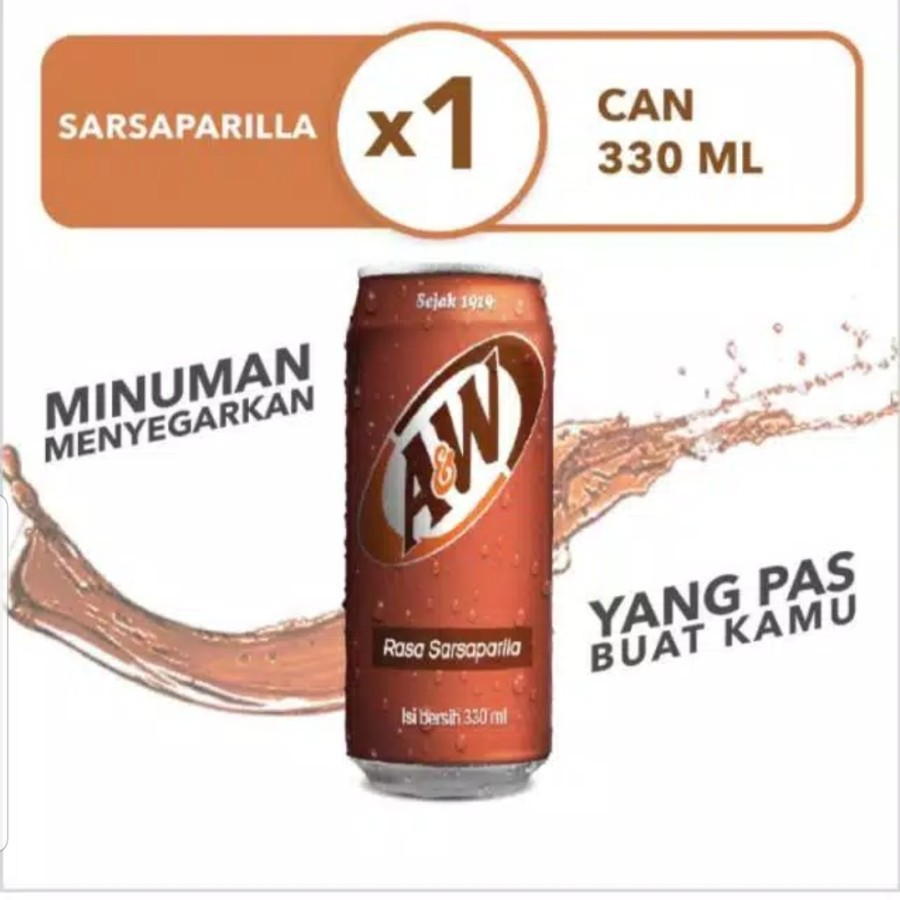 

A&W MINUMAN RASA SARSAPARILA 250ML