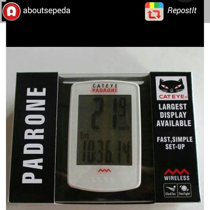 Diskon Speedometer Sepeda Cateye Padrone Wireless I Speedometer Sepeda