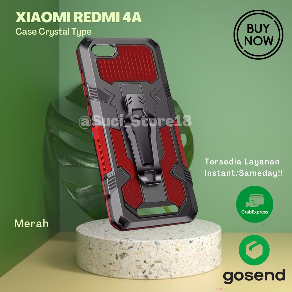 Hard Case Robot I Crystal Xiaomi Redmi 4A Kickstand Standing Robot