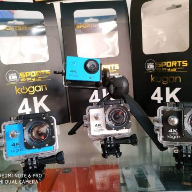 Kamera Video Kogan Wifi 4K 18Mp 1080p Full Hd Lensa Cembung