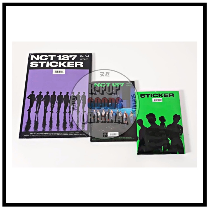 NCT 127 Album - STICKER + Poster [ALBUM SEALED READY STOCK]