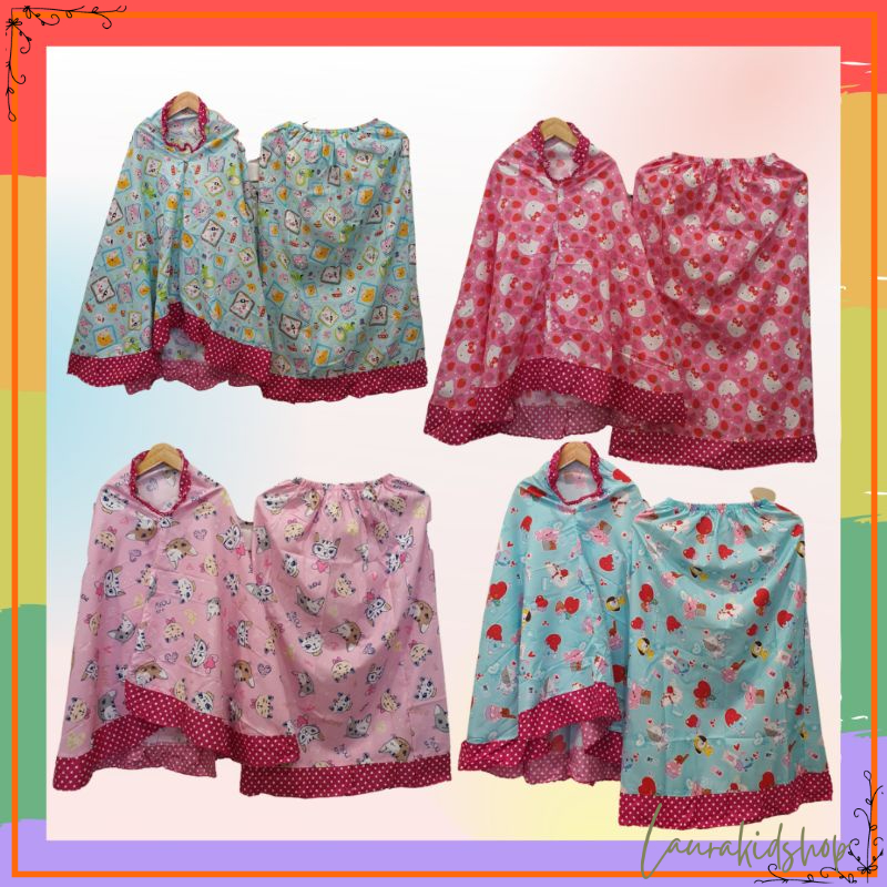 Mukena anak Karakter 8-12 Tahun Laurakidshop