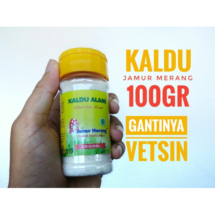 

CUCI GUDANG KALDU ALAMI JAMUR MERANG 100GR (NON MSG - NO KOLESTEROL - NO PENGAWET) !